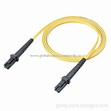MTRJ patch cord, network patch panel cutout